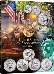 Official Whitman Folder - Single Mint 2026 - 250th America Celebration