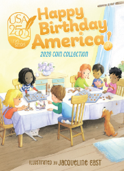 Official Whitman Folder - Kids Love Coins P&D 2026 - 250th America Celebration