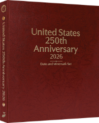 United States 250th Anniversary Collection: 2026 Date & Mintmark Set (Burgundy)