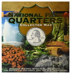 National Park Quarters Foam Map