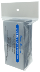 2.5x2.5 Coin Flip - Unplasticized 100 Pack