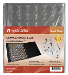 Coin Capsule Page - Small (PET Vac Form)