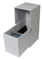NGC and PCGS Slab Storage Box - Holds 10 Certified Coins (White)