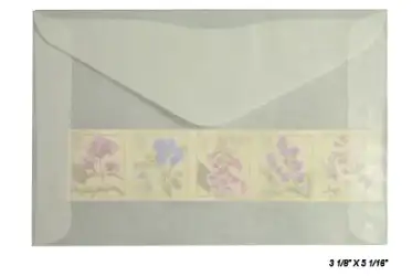 #4.5 Glassine Envelopes - Qty: 1000