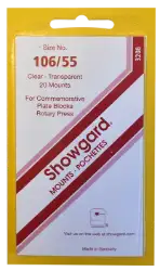 106x55 Showgard Plate Blocks and Covers (Clear)