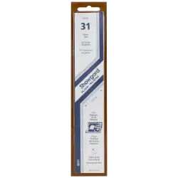 Showgard Mounts - 215mm Strips (Black) - 31x215mm