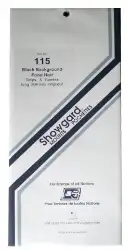 115 Showgard Strips Accomodation Range 264mm (Black)