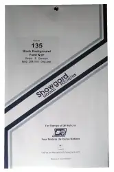 135 Showgard Strips Accomodation Range 264mm (Black)