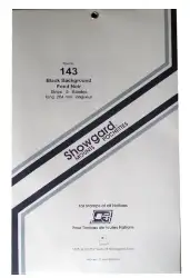 143 Showgard Strips Accomodation Range 264mm (Black)