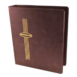 Standard Size Supersafe  Binder - Red