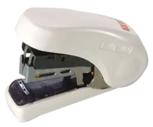 Flat Clinch Stapler - Mini (White)