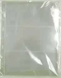 3 Pocket Grande Pages for Large Notes, Clear - GRANDE3C