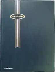 Supersafe Stockbook - 16 White Pages (Blue)