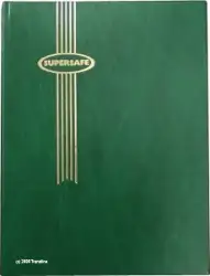 Supersafe Stockbook - 16 Black Pages (Green)