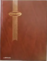 Supersafe Stockbook - 32 Black Pages (Brown)