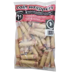 36 Penny Preformed Coin Wrappers