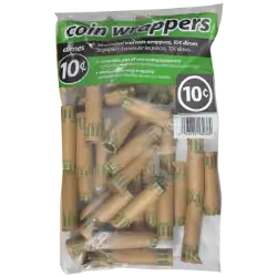 36 Dime Preformed Coin Wrappers