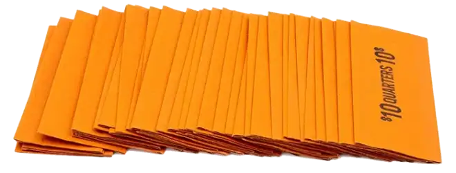 Flat Quarter Coin Wrappers