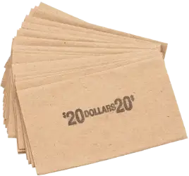 Flat Large Dollar Coin Wrappers