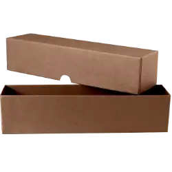 Color Coded 2x2 Coin Boxes - 8.5" - Brown