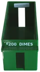 Dime Rolled Large Capacity Coin Trays