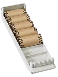 Small Dollar Interlocking Coin Roll Trays