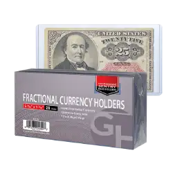 Fractional Currency Sentry Holders - 5 7/16x3 3/16
