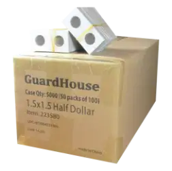 Guardhouse 1.5x1.5 Half Dollar - 100/Bundle