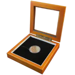 Guardhouse 5x5 Glass-top Wood Display Box - Holds Medium Sized Capsule