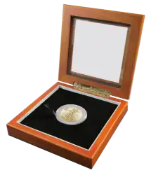 Guardhouse 5x5 Glass-top Wood Display Box - Holds Large Sized Capsule