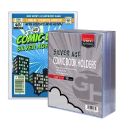 Silver Comic Book Sentry Holders - 7.56" x 11" x 5mm
