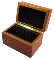 Wood Display Box - 10 NGC or PCGS slabs