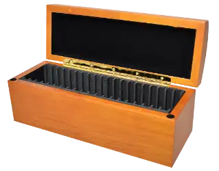 Wood Display Box - 20 NGC or PCGS slabs