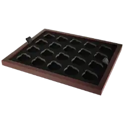 Medium Capsule Tray - Holds 20 Round Medium Sized Guardhouse Coin Capsules