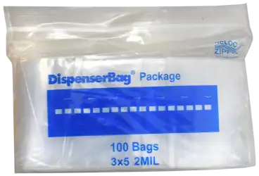 Zip Lock Bag - 3x5 (2 Mil)