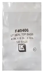 Zip Lock Bag - 4x6 (4 Mil)