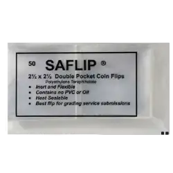 SAFLIP 2.5x2.5 Coin Flips