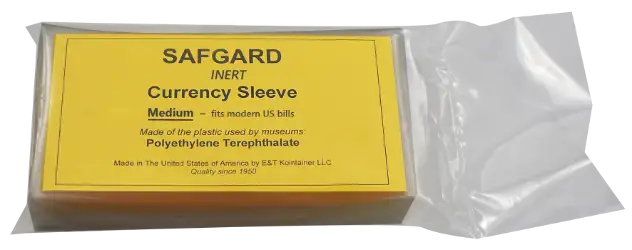 Safgard Medium Currency Sleeve