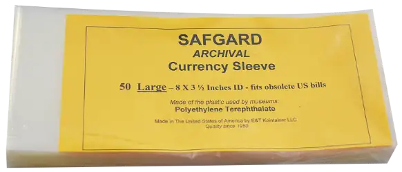 Safegard Large Currency Sleeve