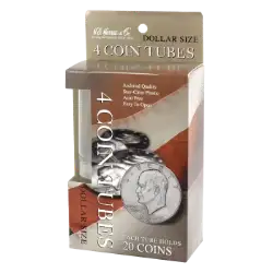 4 Round Coin Tube - Dollar