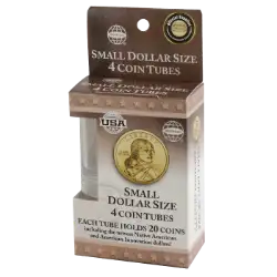 4 Round Coin Tube - Small Dollar