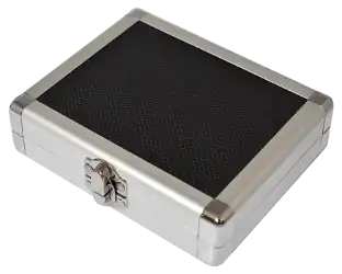 Falcon Series Single Slab Box - Black Aluminum
