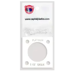 Capital Plastics 144 Coin Holder - 1 oz. Platinum Eagle