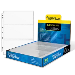 Guardhouse Shield 3 Pocket (100 pack) Polypropylene Pages