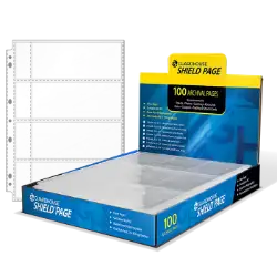 Guardhouse Shield 4 Pocket (100 pack) Polypropylene Pages
