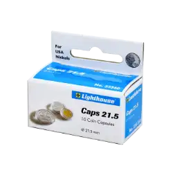 21.5mm - Coin Capsules (pack of 10)