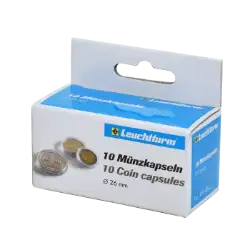 26mm - Coin Capsules (pack of 10)