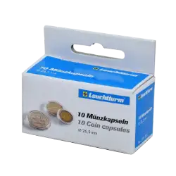 26.5mm - Coin Capsules (pack of 10)