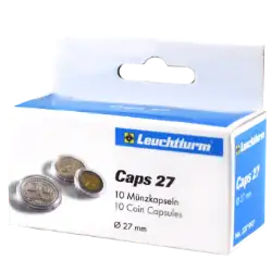 27mm - Coin Capsules (pack of 10)