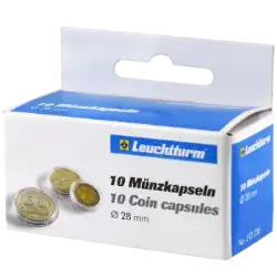 28mm - Coin Capsules (pack of 10)